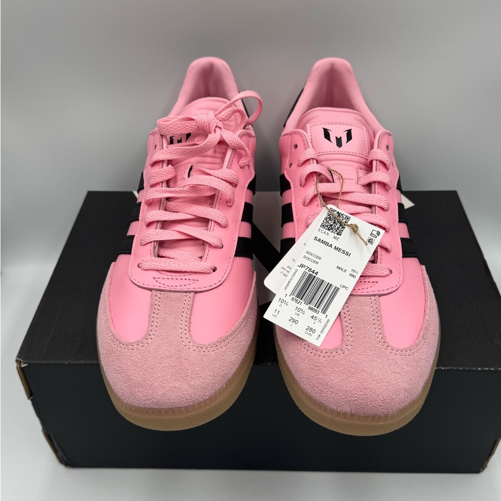 Adidas Samba Messi Pink and Black Men’s 11 new in box - Picture 4 of 8